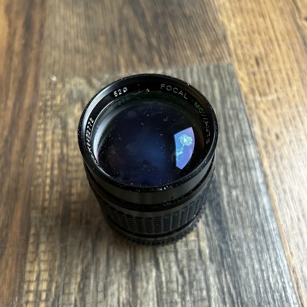Focal MC Auto 135mm f/2.8 Telephoto Lens Japan Manual Focus Untested